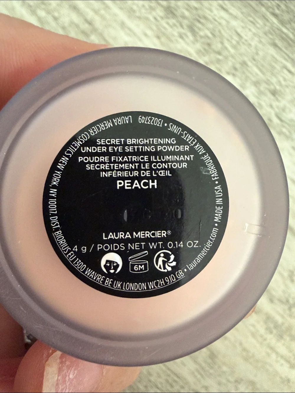 laura mercier Secret Brightening Under Eye Setting Powder - Peach sealed; no box